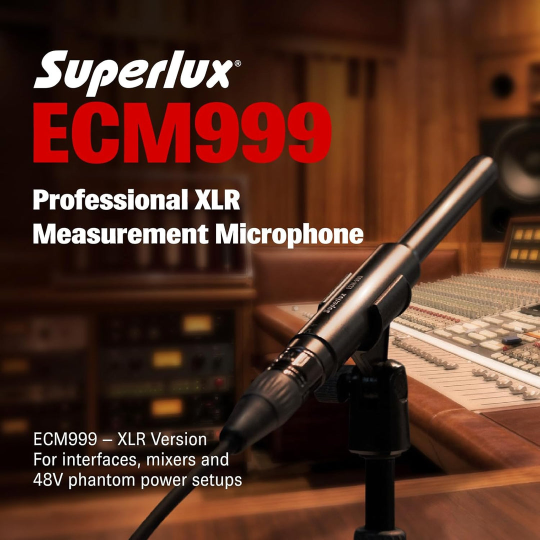 Superlux ECM999 Micrófono Medición Condensador