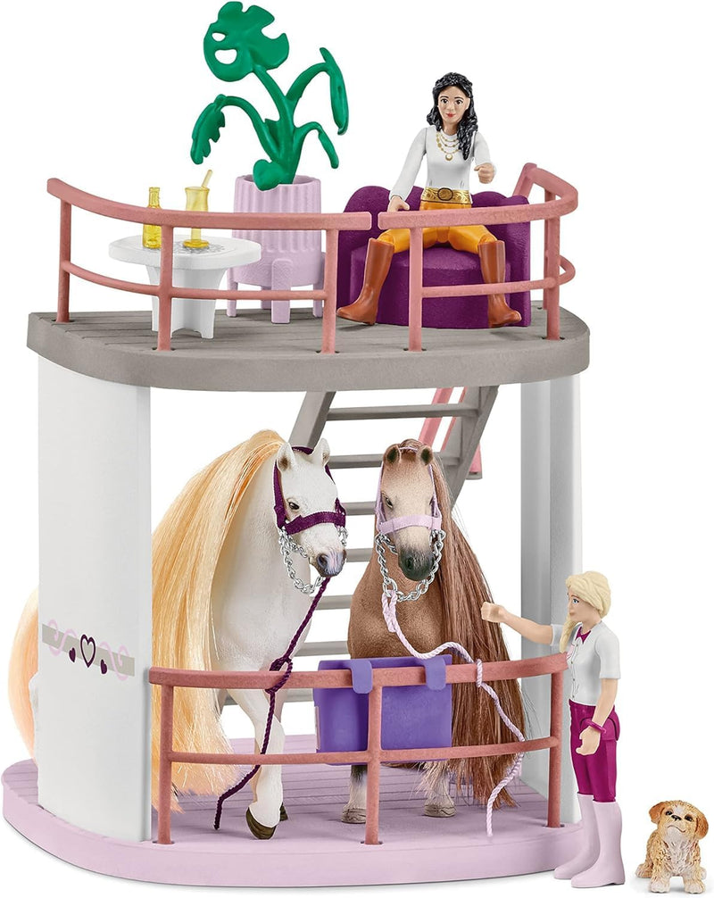 schleich 42588 Beauty Salon , für Kinder ab 4+ Jahren, HORSE CLUB Sofia&