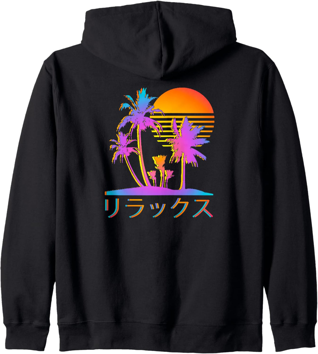 Japanisch Entspannen Vaporwave Harajuku Grafik Design Kapuzenjacke