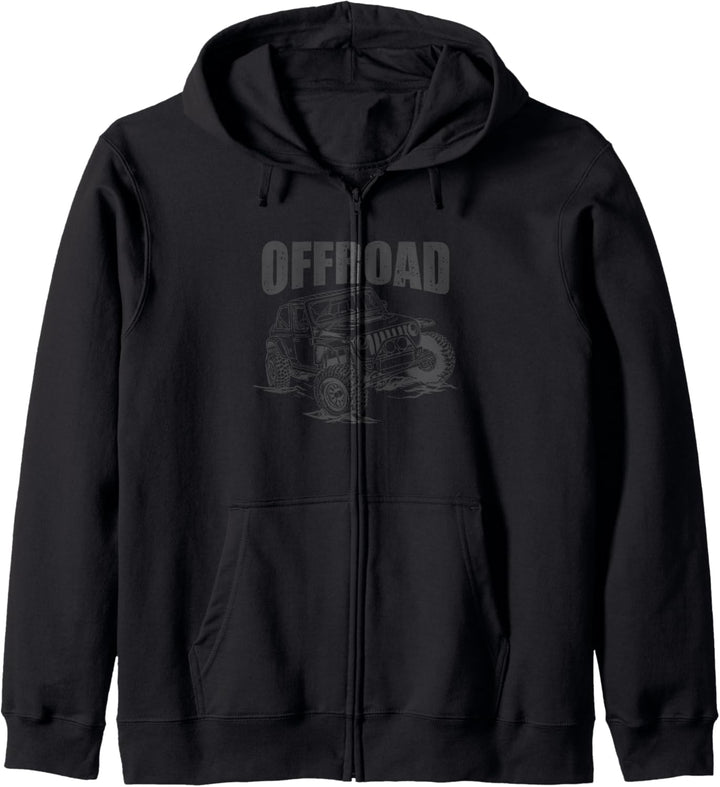 Oldtimer Offroad Auto - Offroad Kapuzenjacke