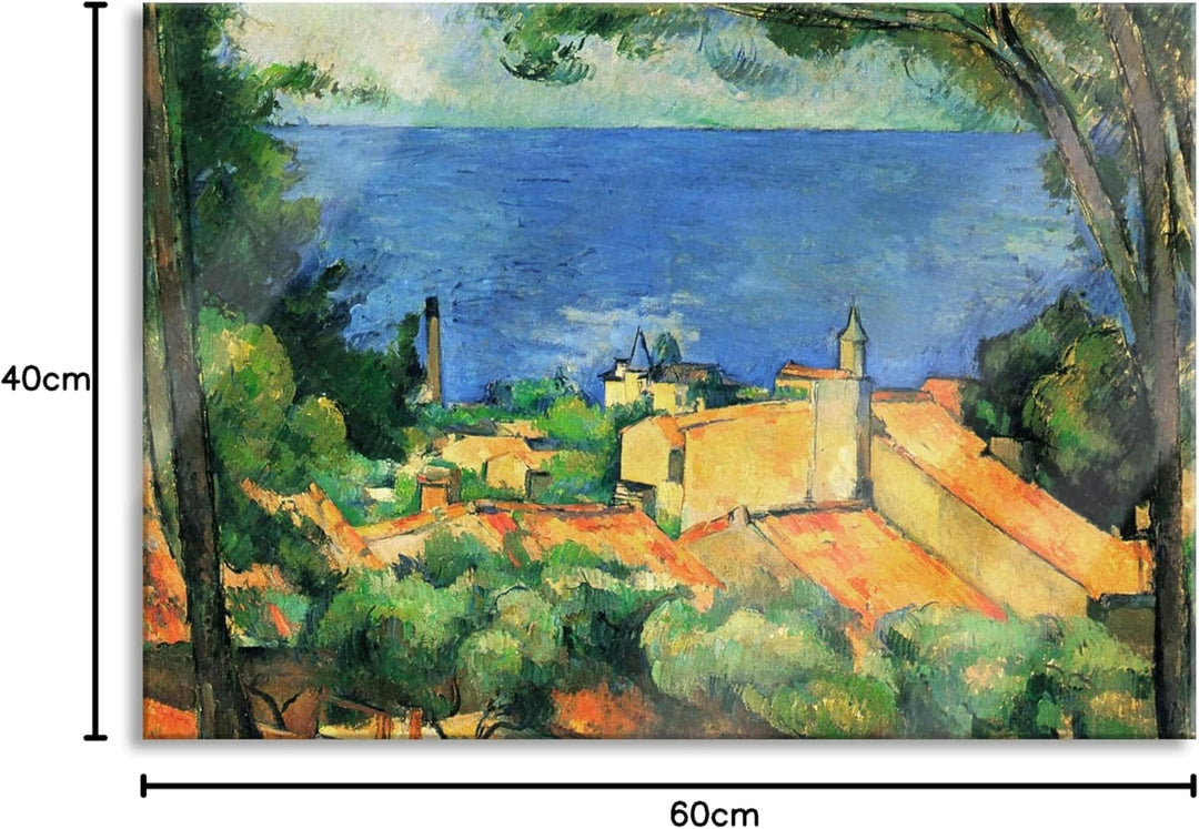 Pixxprint Glasbild | Wandbild aus Echtglas | Franz Marc - Roter Stier | 60x40 cm | inkl. Aufhängung