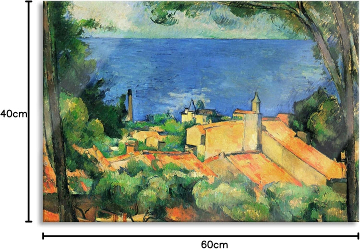 Pixxprint Glasbild | Wandbild aus Echtglas | Franz Marc - Roter Stier | 60x40 cm | inkl. Aufhängung