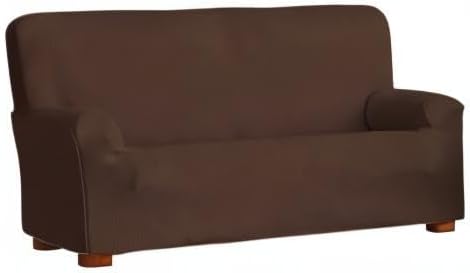 Eysa Ulises elastisch Sofa überwurf 4 sitzer, Polyester-Baumwolle, 07-braun, 37 x 11 x 29 cm 37 x 11
