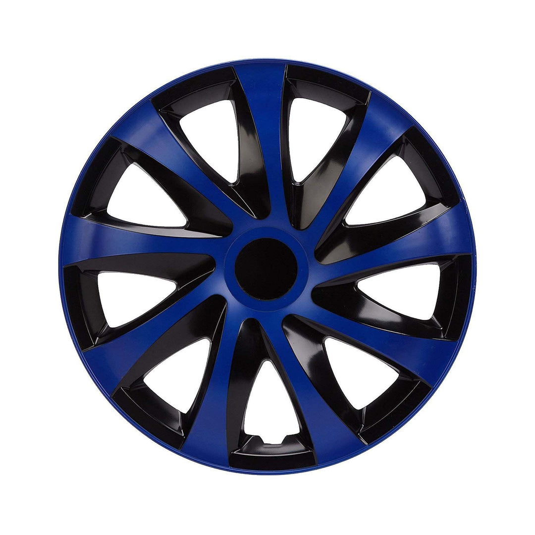 NRM KO249 Radzierblende Draco CS, Schwarz/Blau, 13 Zoll, 4er Set 13" Zoll, 13" Zoll