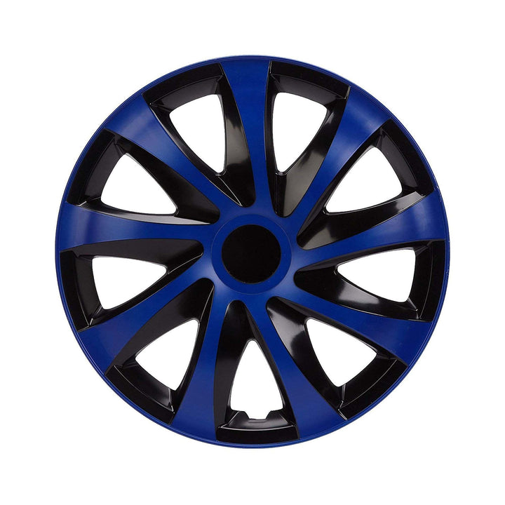 NRM KO249 Radzierblende Draco CS, Schwarz/Blau, 13 Zoll, 4er Set 13" Zoll, 13" Zoll