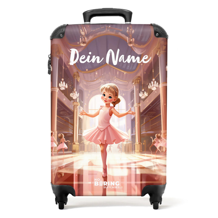 NoBoringSuitcases.com® Kinderkoffer Mädchen - Koffer Kinder Mädchen - Prinzessin - Kinder Koffer Mad