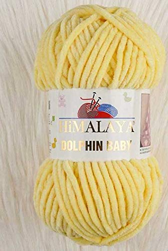 Himalaya Dolphin Baby 4 Knäuel Strickgarn 4x100g Babydecke Amigurumi Garn Super Bulky 524 Yds Samtga