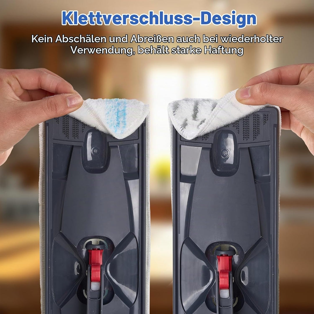 Mikrofaser Ersatzbezug für Vileda H2PrO Bodenwischer, Waschbar &amp; Wiederverwendbar, Entfernt hartnäck
