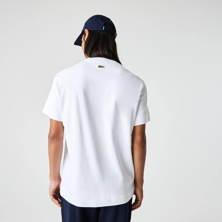 Lacoste Herren T-Shirt XXL Weiss, XXL Wei&#xDF;