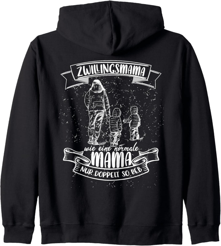 Mama von Zwillingen Babyparty Twins Zwillingsmama Zwillinge Kapuzenjacke