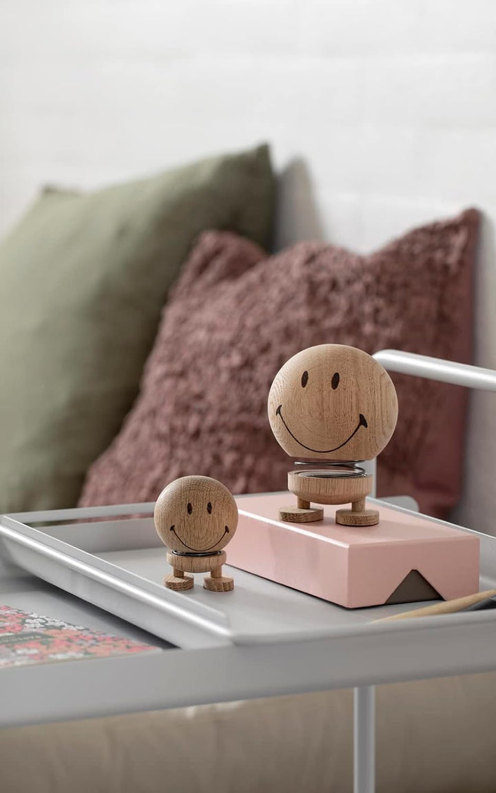 Hoptimist Smiley 7,4 x 8,3 x 9,5 cm M Raw Oak, M Raw Oak