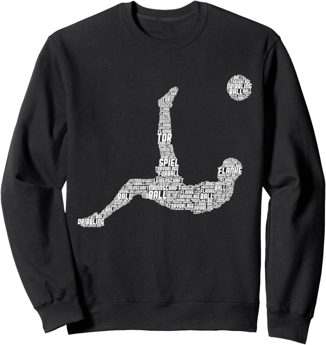 Fussball Fussballer Kinder Jungen Sweatshirt
