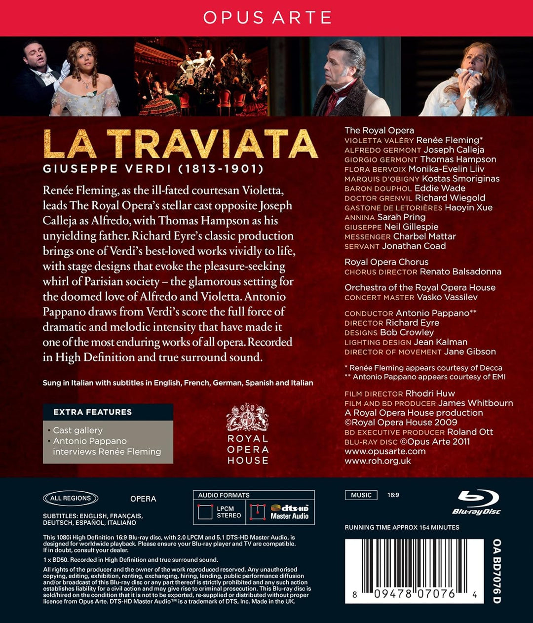 Verdi: La Traviata, Blu-ray