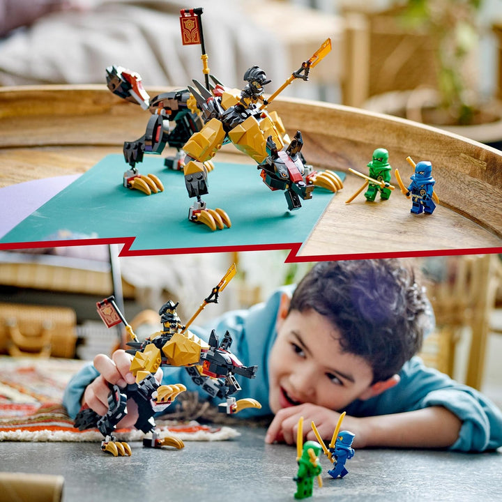 LEGO NINJAGO Jagdhund des kaiserlichen Drachenjägers, baubares Monster-Spielzeug für Kinder ab 6 Jah