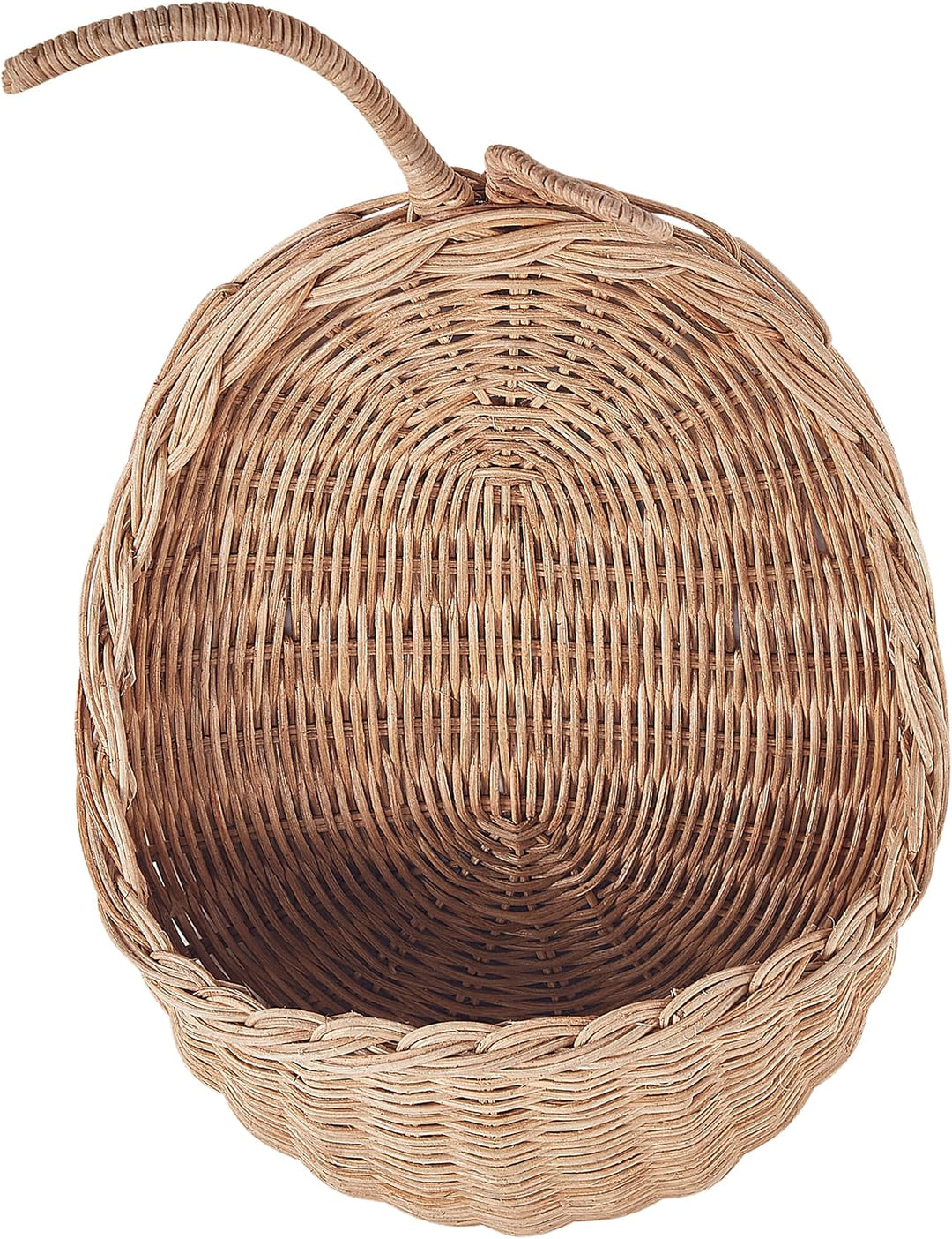 Wanddekoration Rattan Apfelform natürlich/beige 40 cm Boho Kinderzimmer Makonde