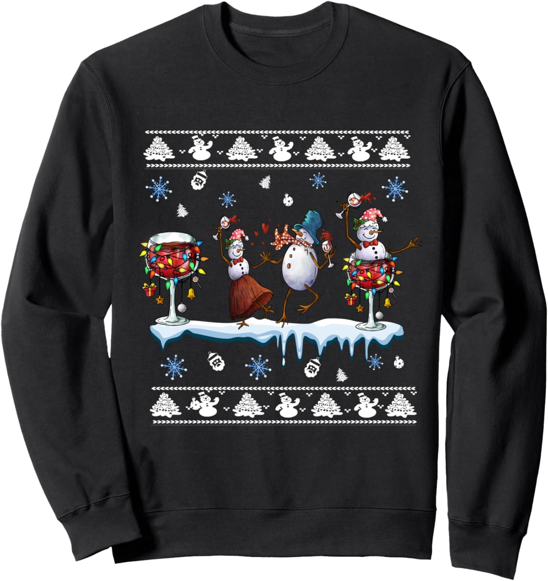 Lustiges XMas Weihnachten Rotwein Wein Wine Christmas Sweatshirt