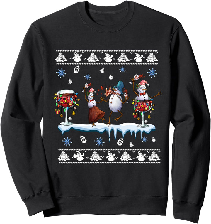 Lustiges XMas Weihnachten Rotwein Wein Wine Christmas Sweatshirt