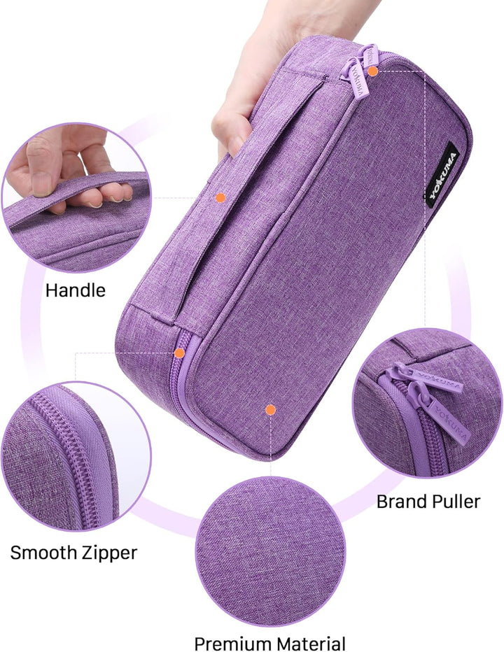 YOKUMA Federmäppchen mäppchen federtasche federmappe etui Schule gross Kapazität für mädchen Teenage