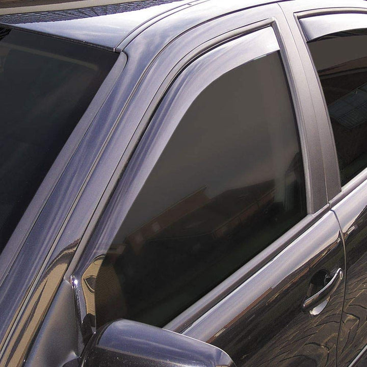 ClimAir Windabweiser Schwarz kompatibel mit Mazda 3 Typ BL 4/5 türer 2013-2018 Set für Vordertüren S