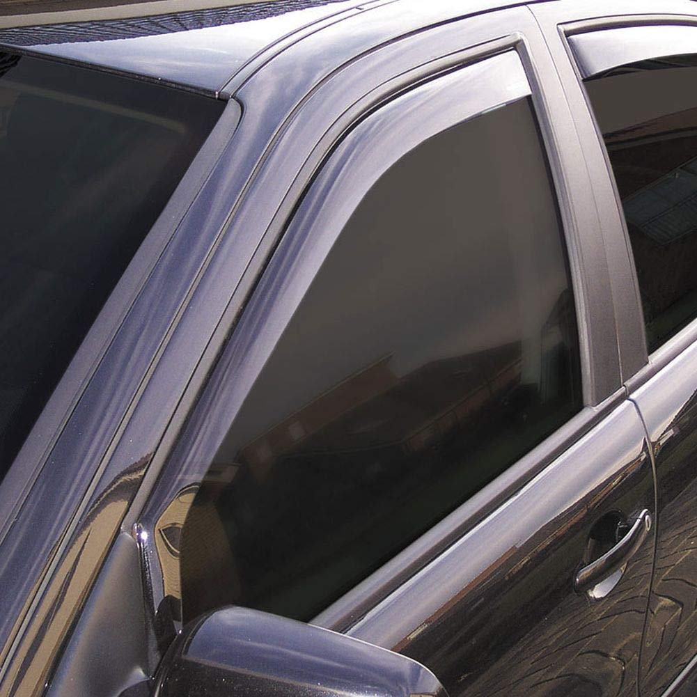 ClimAir Car Comfort Windabweiser Schwarz kompatibel mit Kia Sportage 2016- Modern schwarz, Modern sc