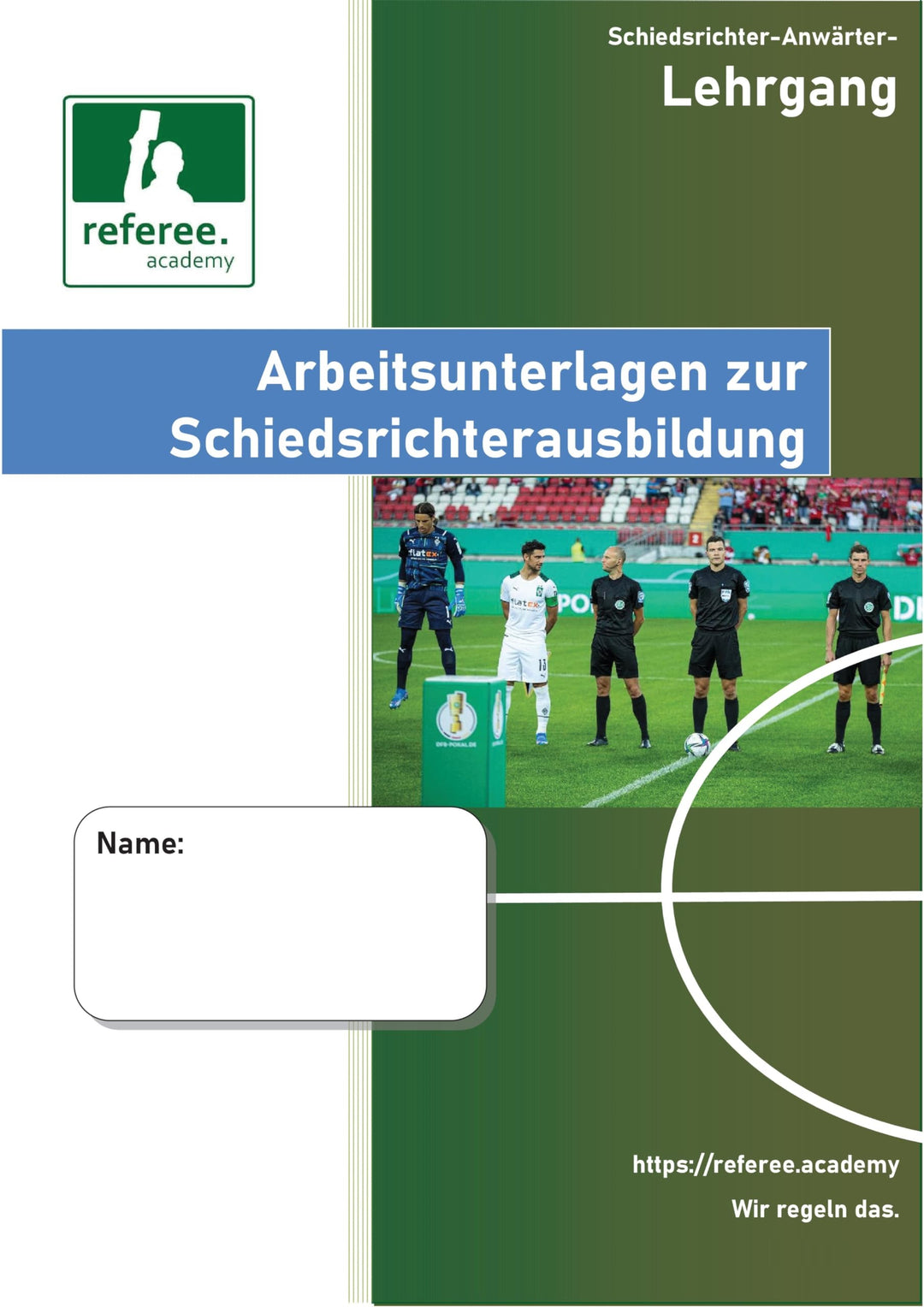 Arbeitsheft zur Schiedsrichterausbildung, Ringeinband
