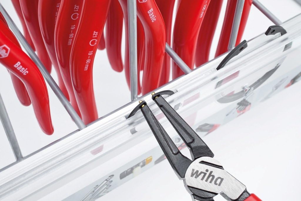Wiha Sicherungsringzange Classic mit MagicTips® für Innenringe (Bohrungen) mit gerader Form (34691)