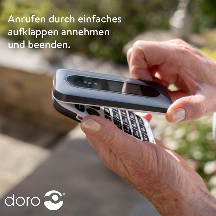 Doro Leva L30 Senioren-Smartphone – Externes Display für Anruferkennung – leistungsstarker HD-Sound