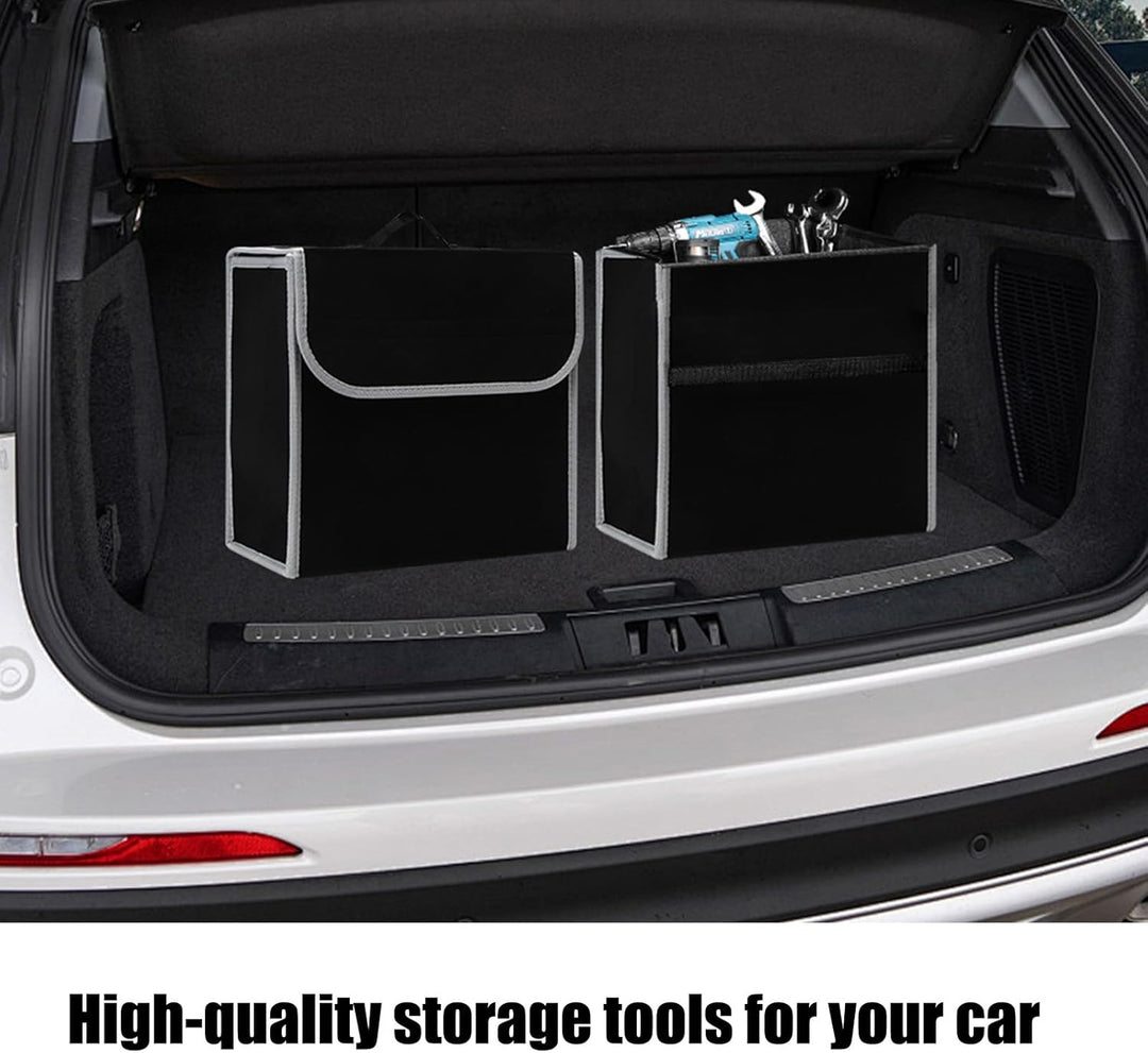 Kofferraum Organizer aus Filz, 2 Stück 30 x 19 x 27 cm Auto Kofferraum Organizer Kofferraumtasche mi