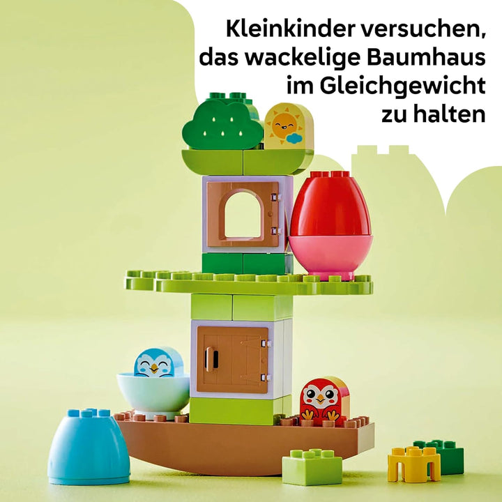 LEGO DUPLO Baum zum Balancieren und Stapeln, entwicklungsförderndes Spielzeug, Bauset für Kleinkinde