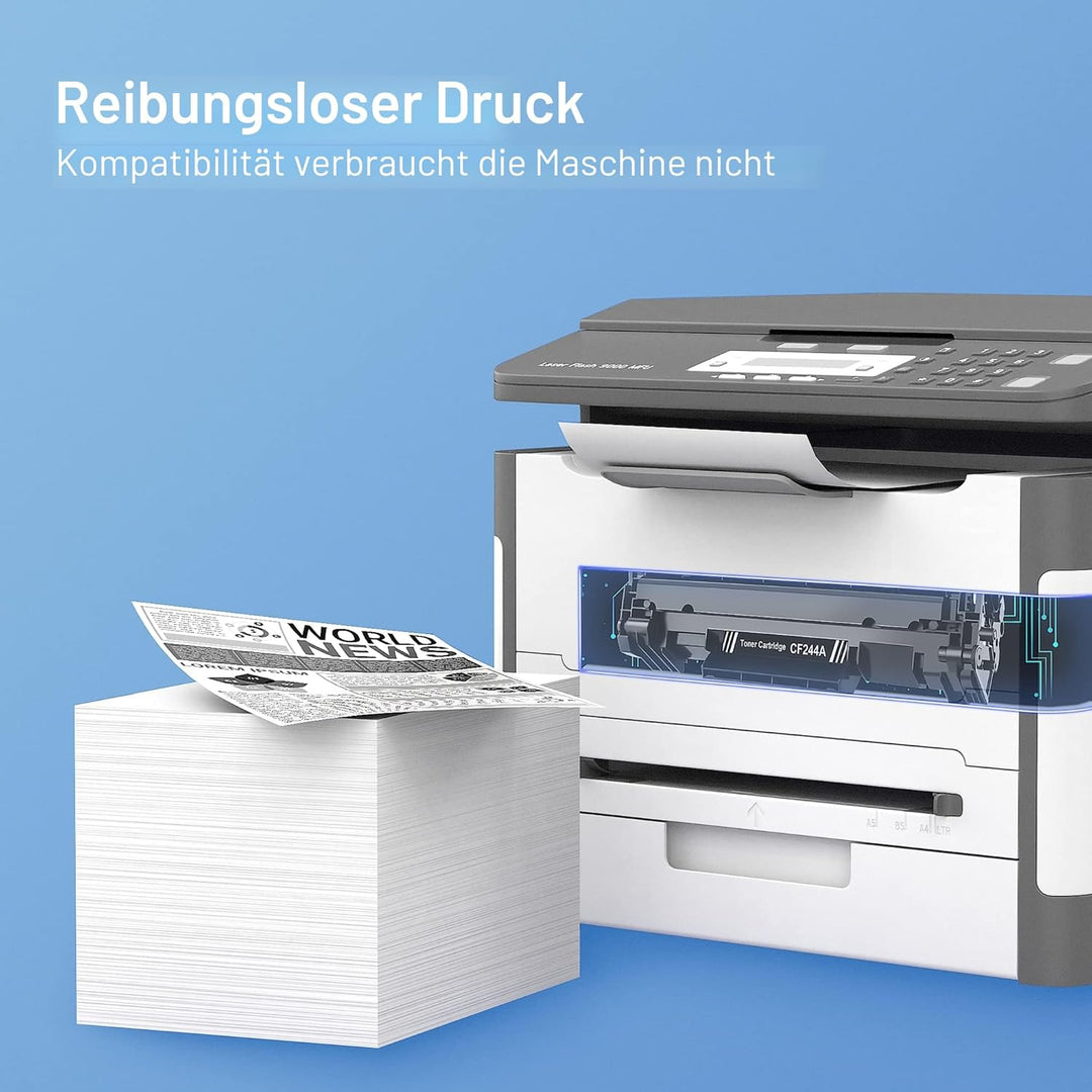 GPC IMAGE CF244A Toner Schwarz Kompatible für HP 44A Toner CF244A für HP Laserjet Pro MFP M28w Toner