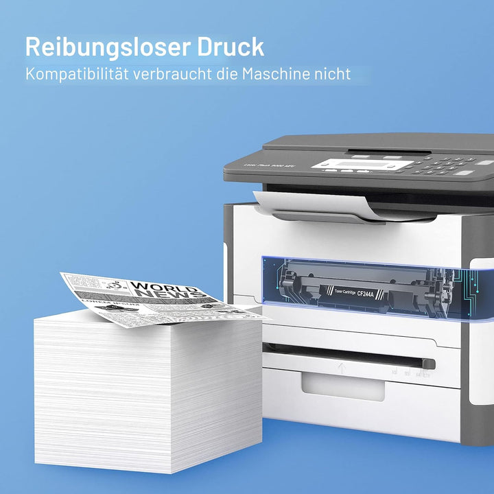 GPC IMAGE CF244A Toner Schwarz Kompatible für HP 44A Toner CF244A für HP Laserjet Pro MFP M28w Toner