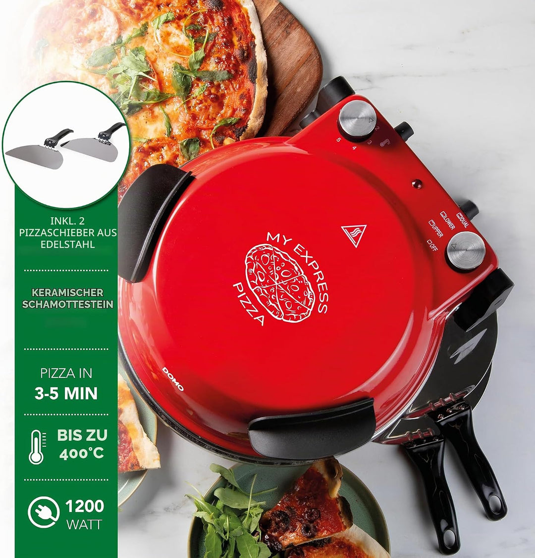 DOMO DO9284PZ Pizzaofen &