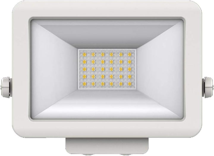 Theben 1020683 theLeda B20L WH - LED-Strahler für den Aussenbereich - LED Fluter 60° drehbar - 20 W