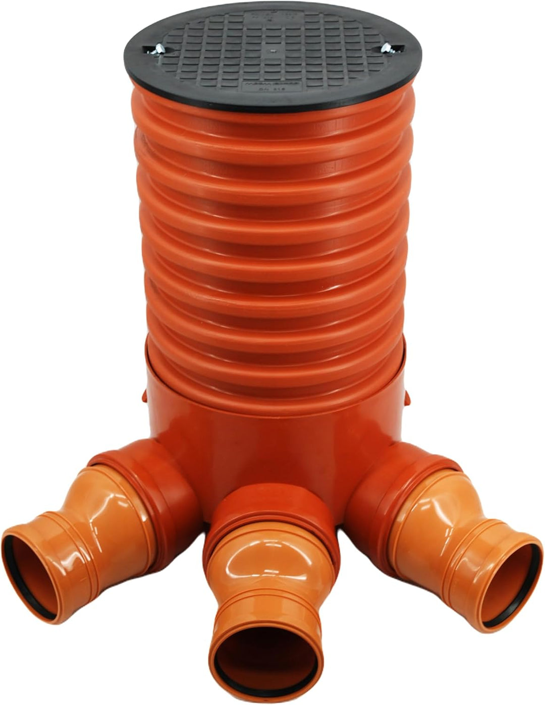 Megaastore Schacht Kontrollschacht Revisionsschacht DN 315/160 Rohr 100cm Schachtdeckel voll, Wasser
