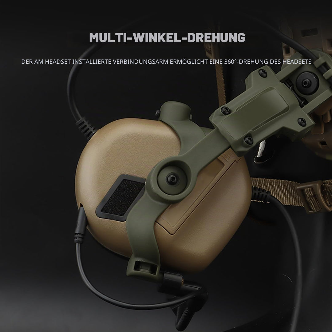 Schneller Helm ARC Schienenadapter Taktische Abholung Headset Aufhängung Kopfhörer Halterung Multi-W