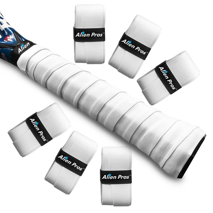 Alien Pros Tennis Griffband (6 Griffe) - Vorgeschnittenes Tennis Griffband für EIN leichtes Griffgef