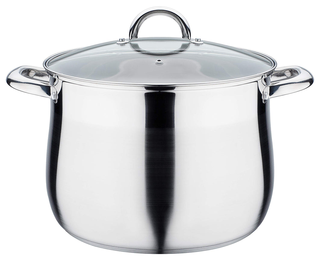 GSW 989879 Jumbotopf 28cm, Rostfreier Stahl, 13 liters