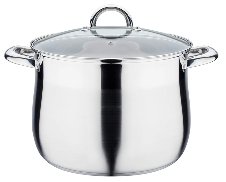 GSW 989879 Jumbotopf 28cm, Rostfreier Stahl, 13 liters