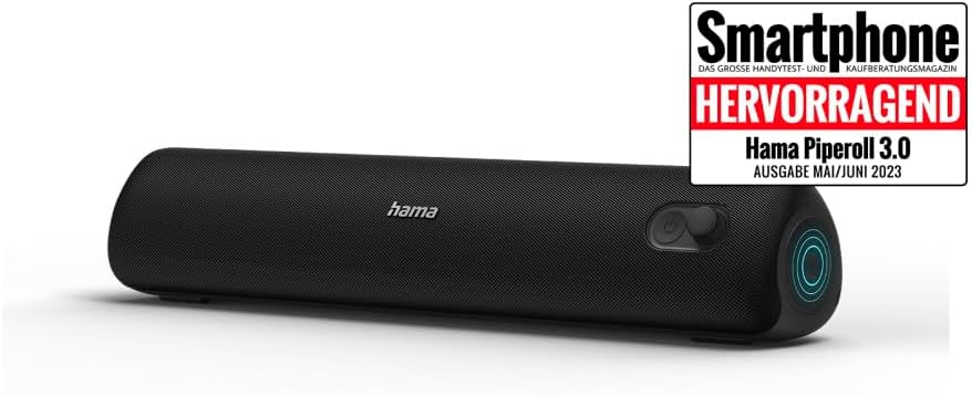 Hama Bluetooth-Lautsprecher wasserdicht zuhause u. outdoor (Musik-Box Bluetooth-Lautsprecher für Han