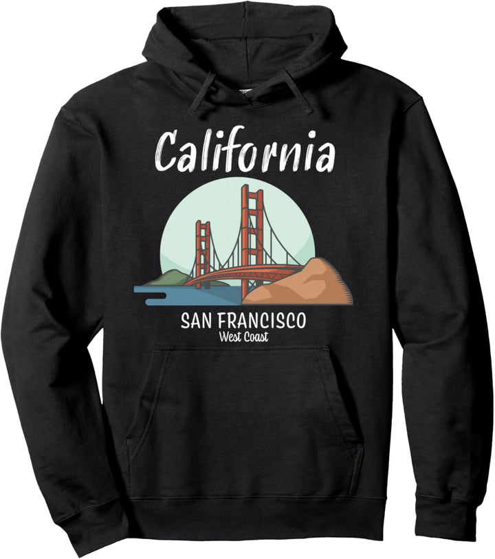 Golden Gate Bridge Geschenk Design | Kalifornien | San Francisco Pullover Hoodie