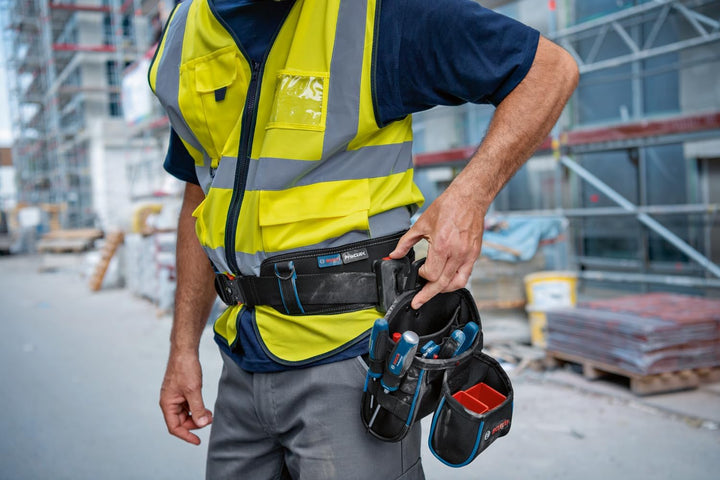 Bosch Professional Combo Kit: Werkzeuggürtel + Handwerkzeug-Set (inkl. 1x Gürtel 108, 1x GWT 2, 1x G