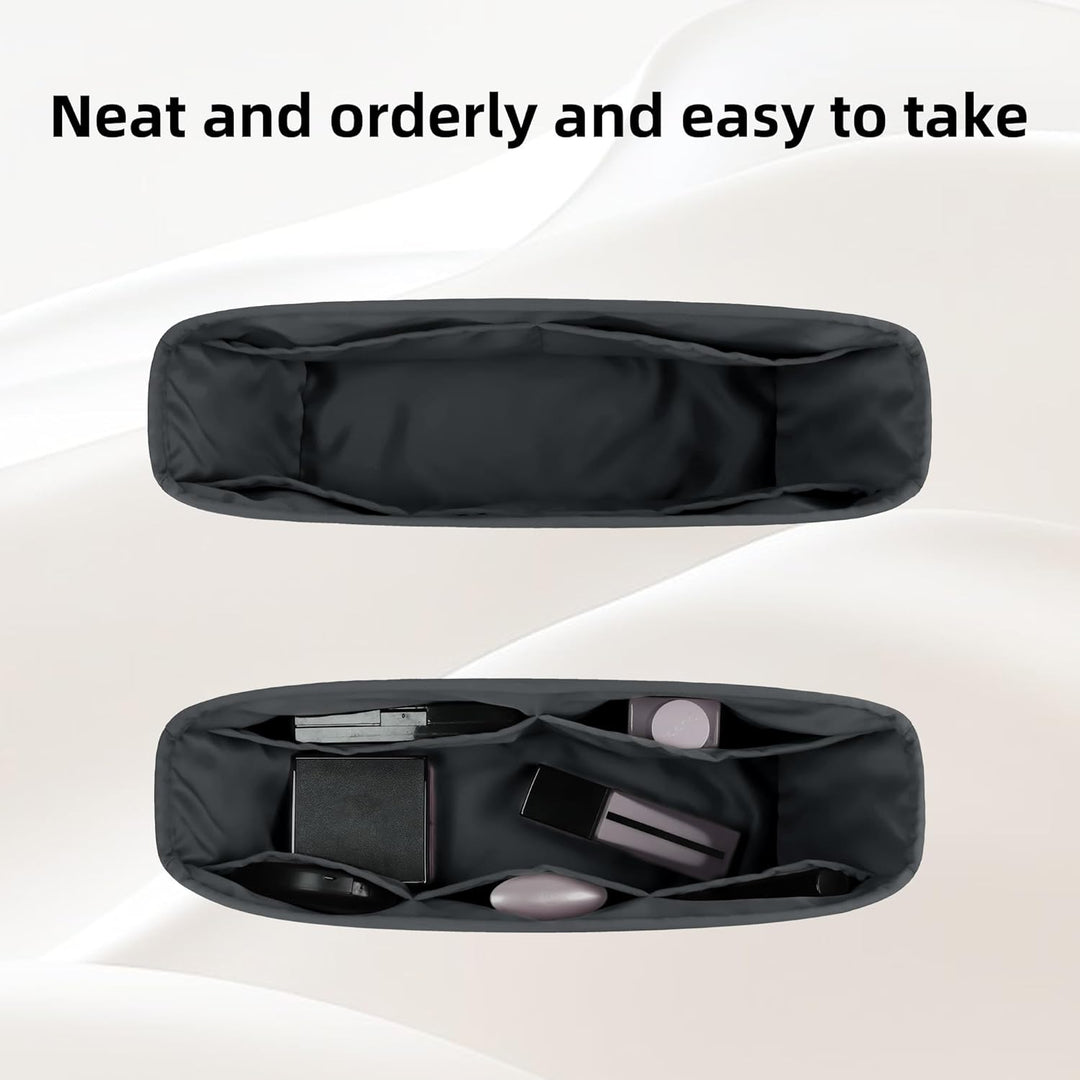 DGAZ Taschen Organizer Einsatz, Seide Taschenorganizer für Neverfull PM/MM/GM Tasche, Seidige Berühr