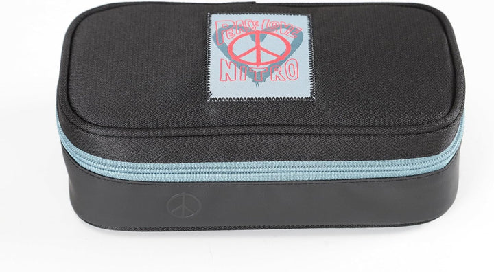 Nitro Pencil Case XL Inkl. Geo Dreieick & Stundenplan, Federmäppchen, Schlampermäppchen, Faulenzer B