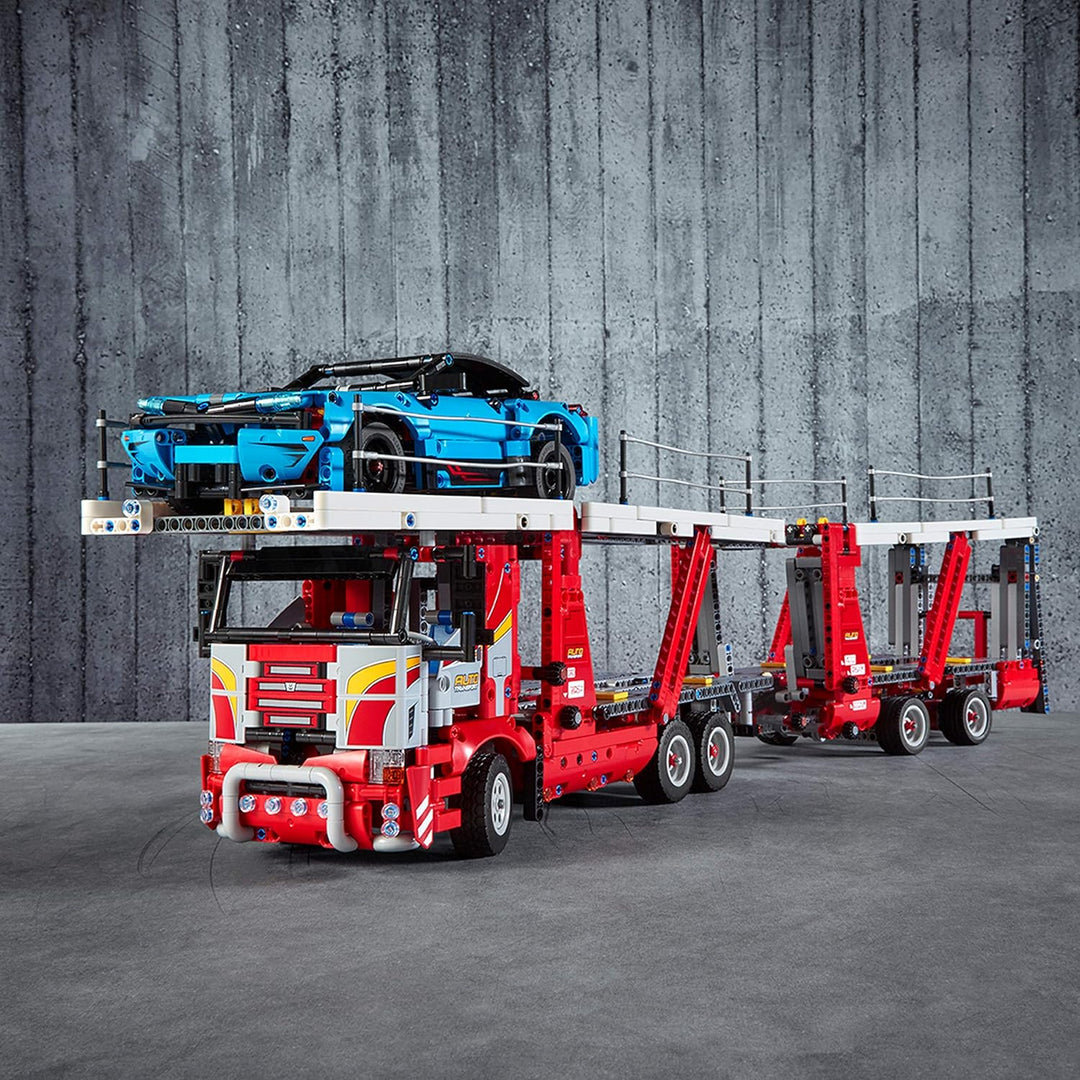 LEGO Technic 42098 - Autotransporter Frustfreie Verpackung Single, Frustfreie Verpackung Single