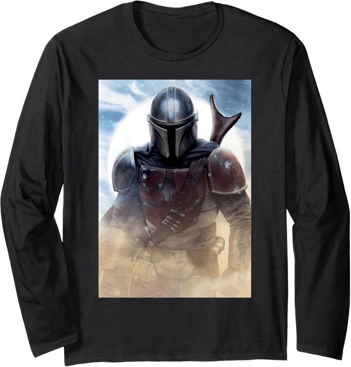 Star Wars The Mandalorian Dusty Portrait Langarmshirt
