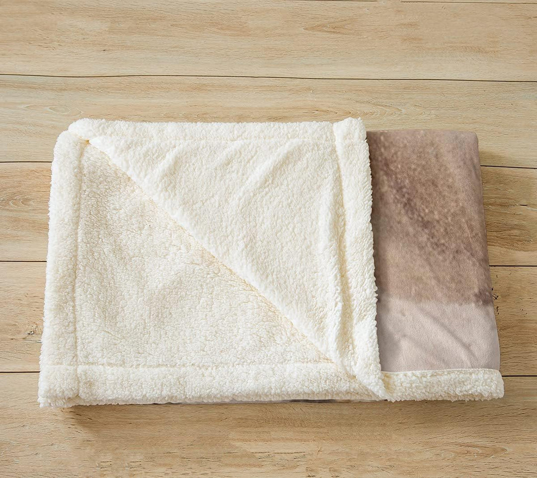Homewish Schwarzes Pferd Flanell Decke 130×150,Kinder Jungen Galoppieren Denk-Wurf-Decke,3D Bauernho
