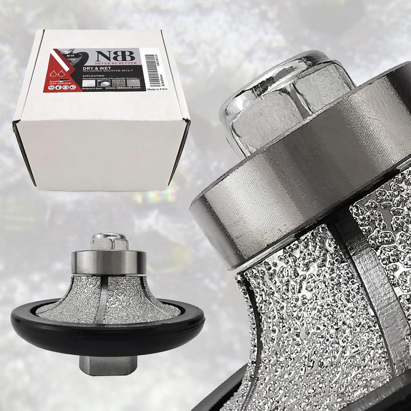 NBB Diamant-Profilscheibe Diamantfräser Fräsbohrer Trennreibahle Profilierungs-Bit für Porzellan Fli