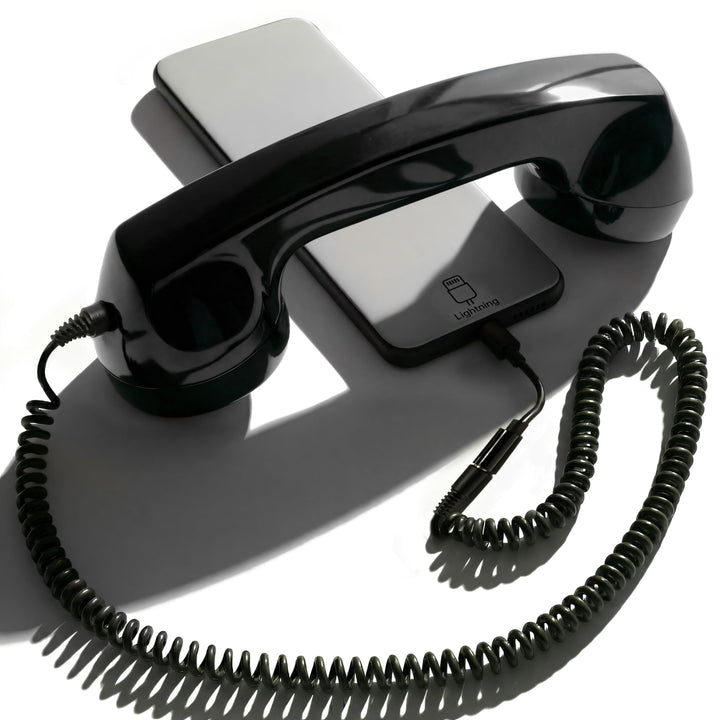 Opis Technology 60s Micro Lightning Edition Retro-Telefonhörer für iPhone 7 bis 14, inkl. MFi-zertif