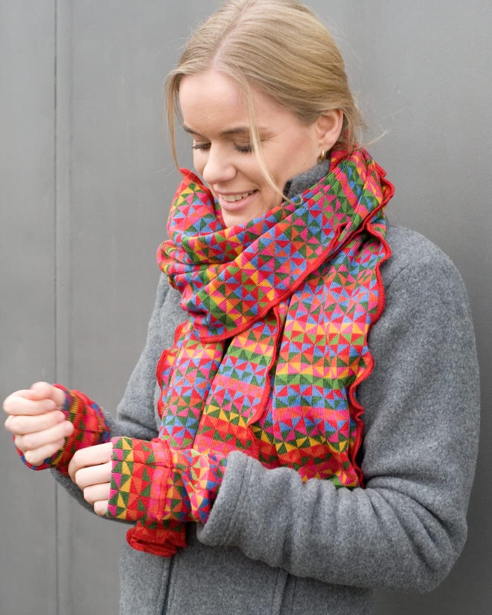 invero, Merino Armstulpen Flo. 100% Wolle Karneval, Karneval
