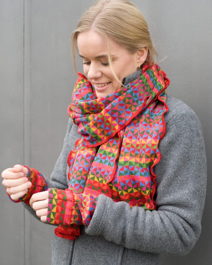 invero, Merino Armstulpen Flo. 100% Wolle Karneval, Karneval